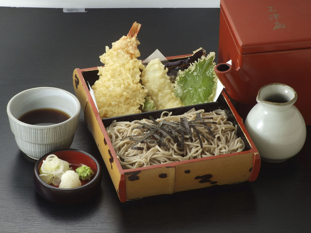 4店舗の天ざるそば1870円 - 