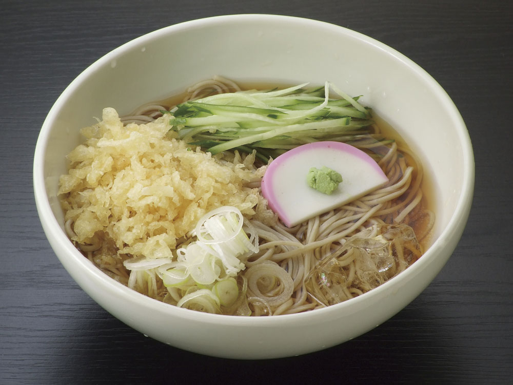 冷したぬきそば1100円 - 