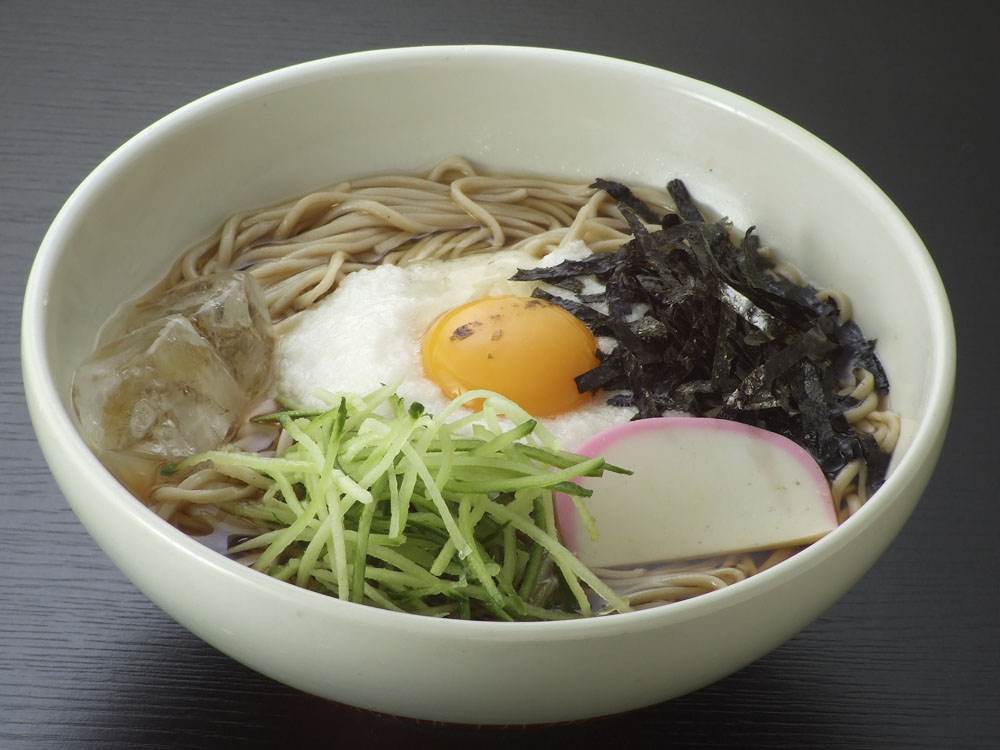 冷し山かけそば1320円 - 