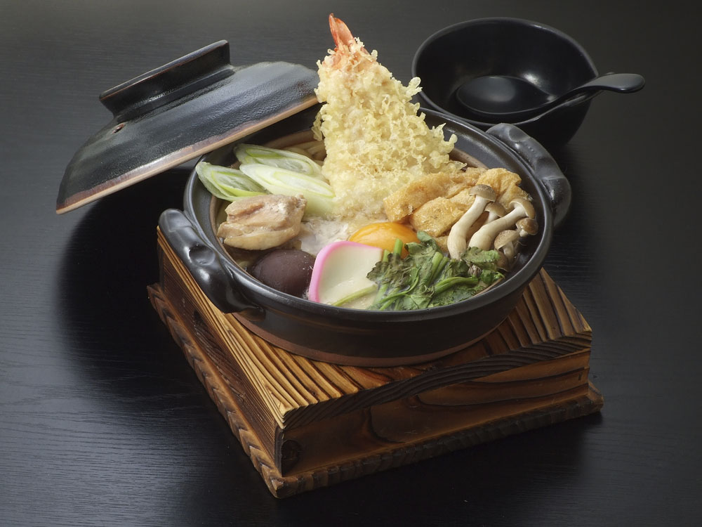 鍋焼きうどん器付1870円 - 